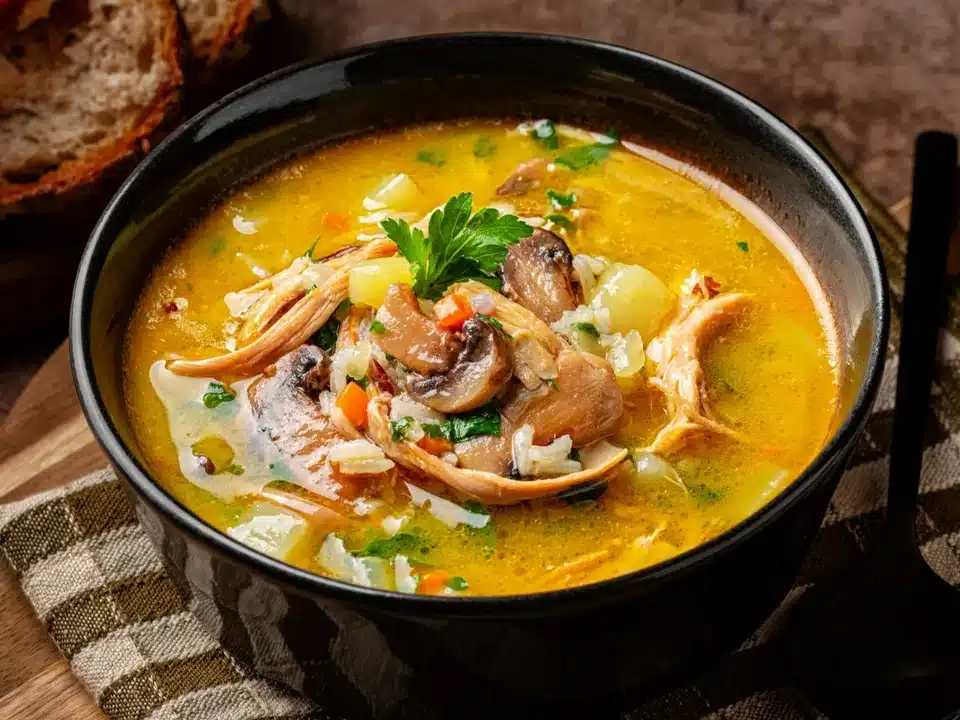 Ne z balíčku, ale z čerstvých surovin. Tato čínská polévka je mou oblíbenou volbou pro mrazivé dny.