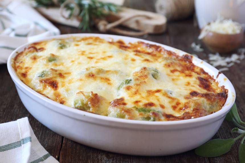 Pečená růžičková kapusta s bramborami a mrkví: mohli bychom ji jíst každý týden.