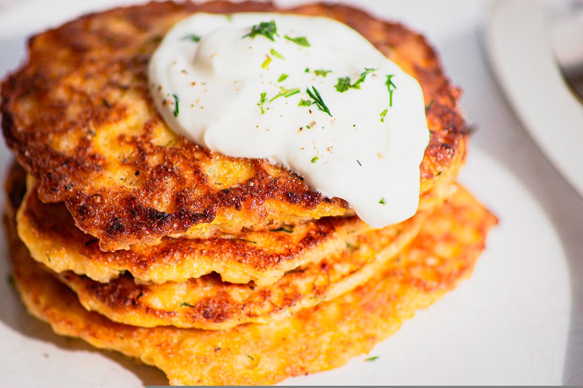 Bramborové placky připravené ve fritéze